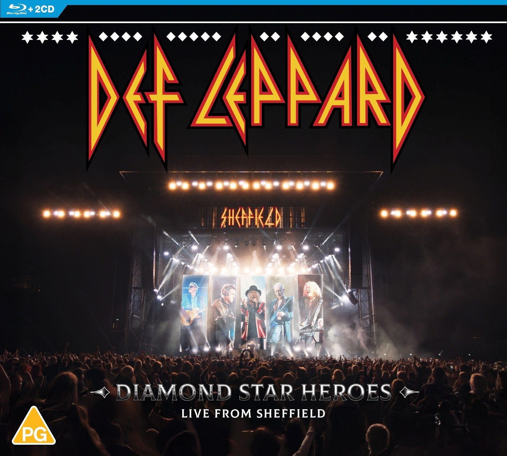 Def Leppard Diamond Star Heroes Live From Sheffield Blu-ray+2CD 421852