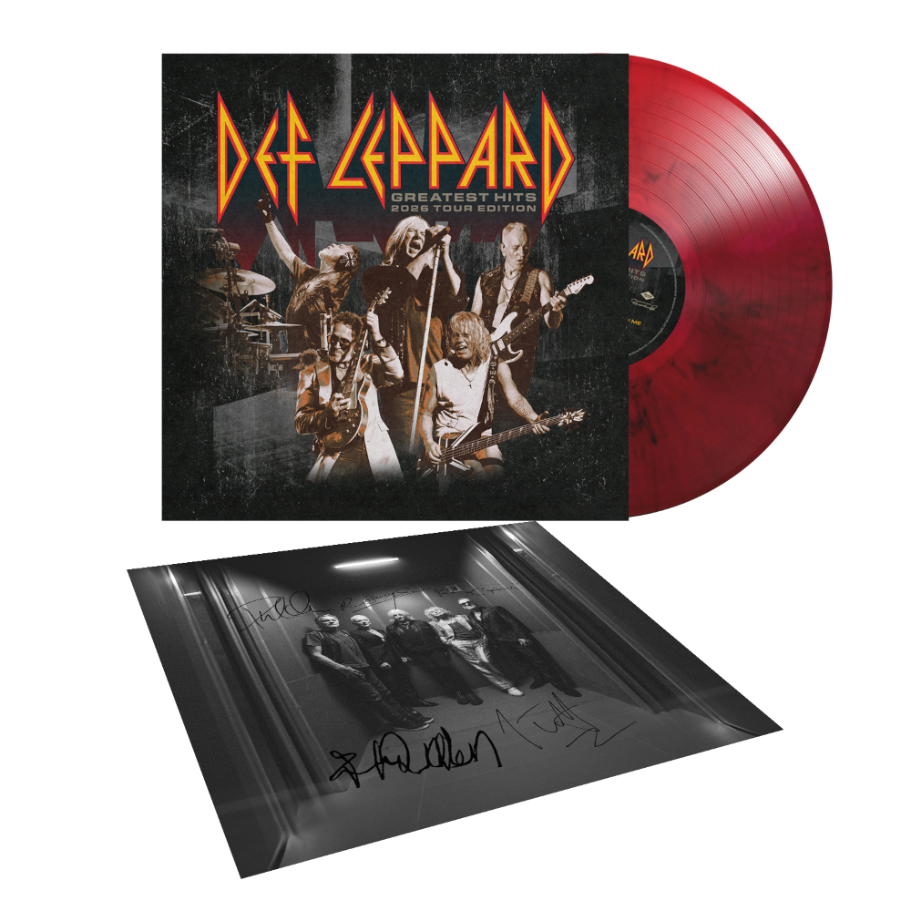 Def Leppard Greatest Hits  1LP Tour Edition + Signed Print 447000