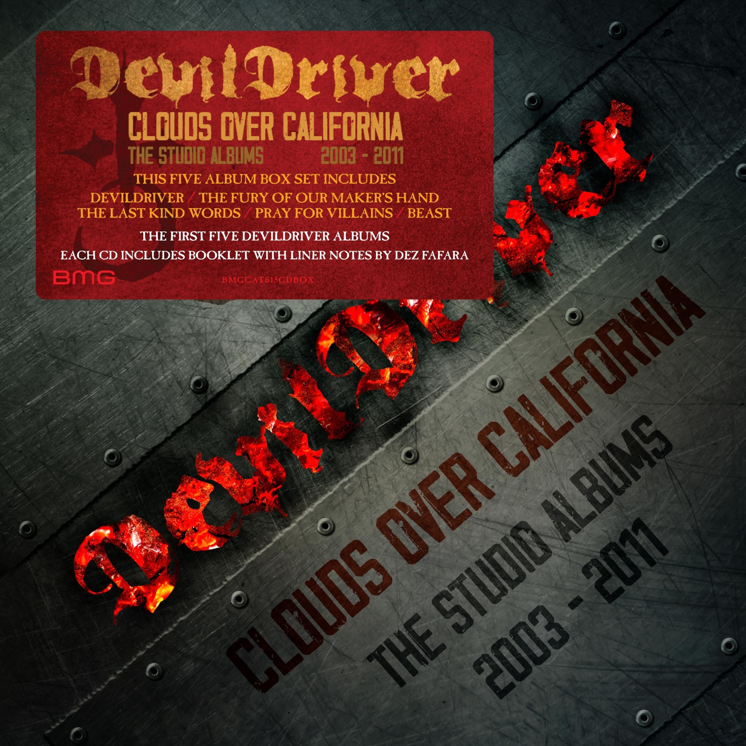 DevilDriver Clouds Over California: The Studio Albums 2003-2011 Vinyl 9LP 416960