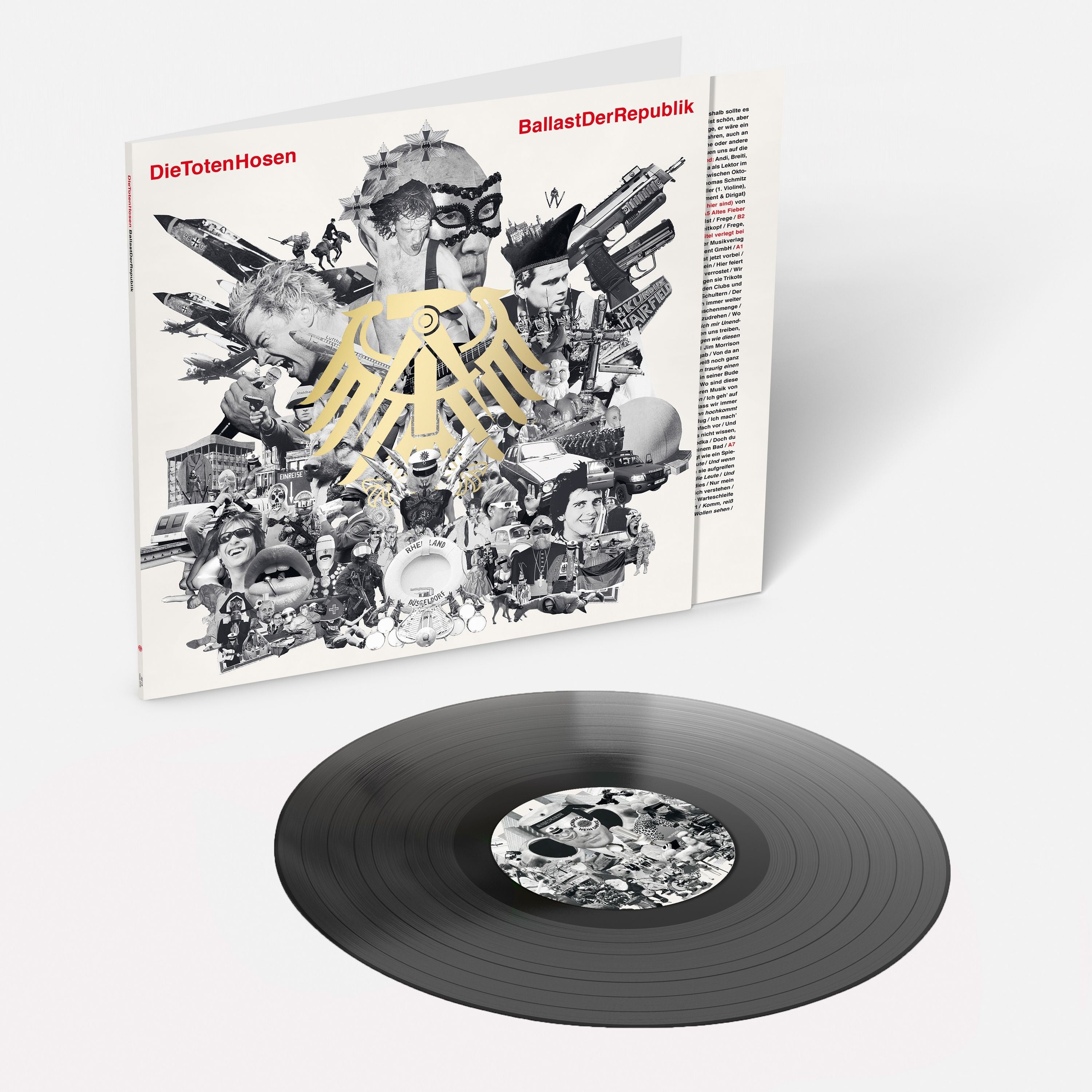 Die Toten Hosen Ballast der Republik Black Vinyl LP (Re-Issue 2022, Gatefold Cover) 447484