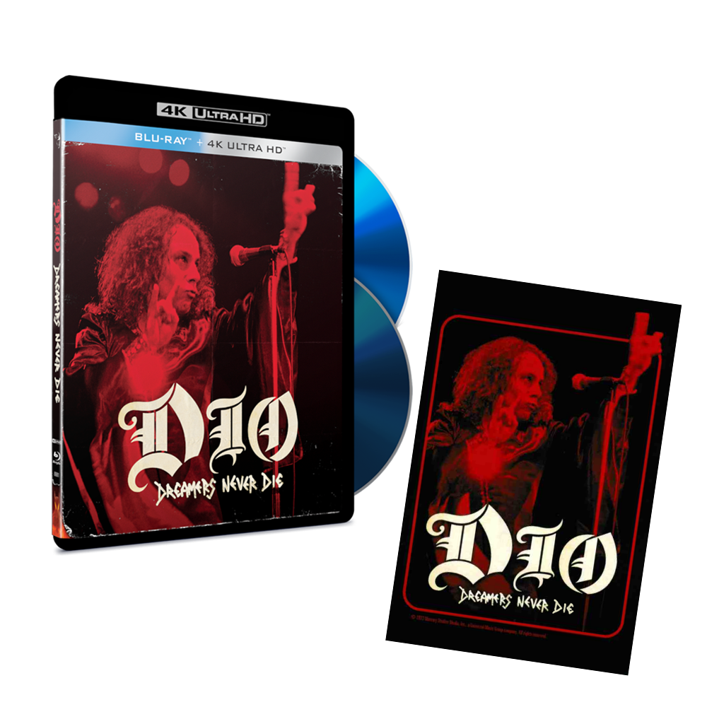 Dio, Don Argott, Demian Fenton, N/A Dreamers Never Die 4K Ultra HD + Blu-Ray + signierte Art Card 316269