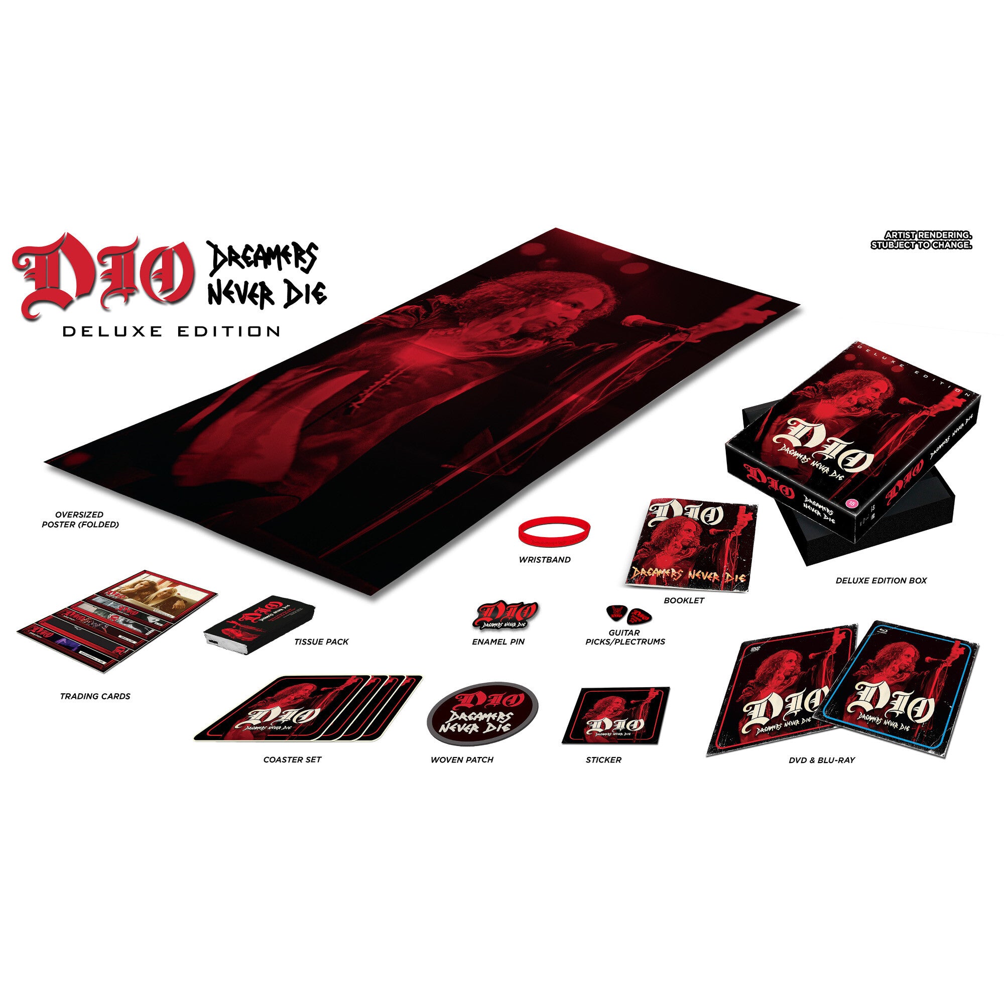 Dio Dreamers Never Die Limited Deluxe Edition DVD+Blu-Ray 306357