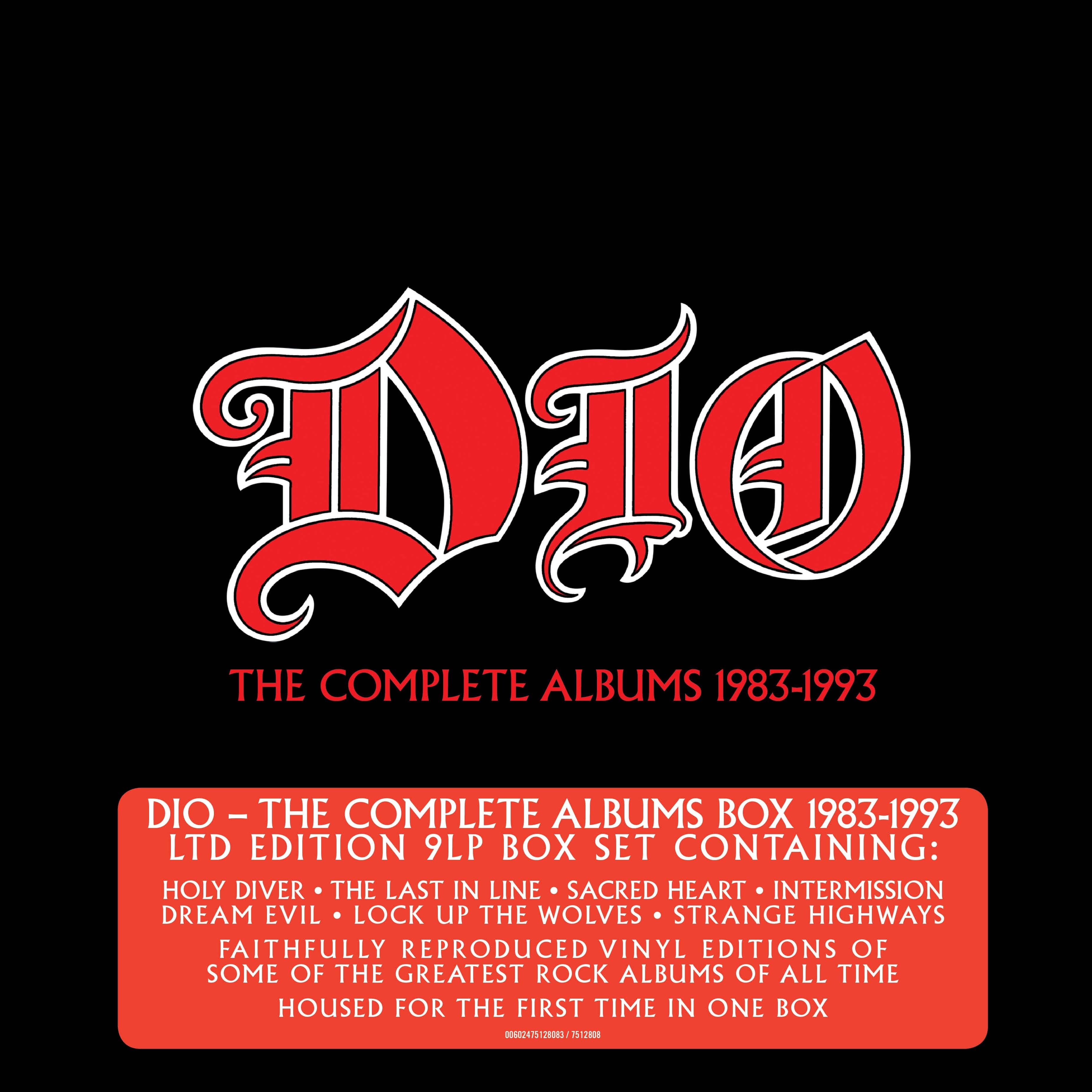 Dio THE COMPLETE ALBUMS BOX 1983-1993 9LP Box Set 397468