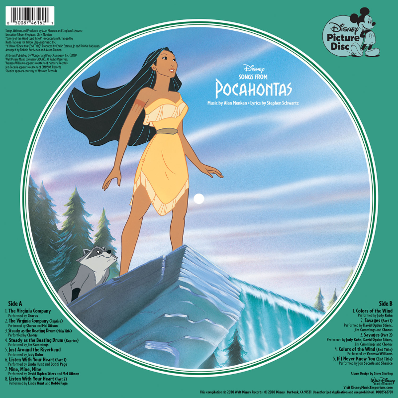 Disney / O.S.T. Songs from Pocahontas LP Picture Disc 280835