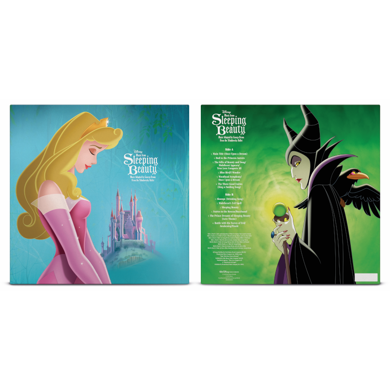 Disney / Various Artists Music from Sleeping Beauty 1LP (White & peach pink A Side/B Side effect) 306280