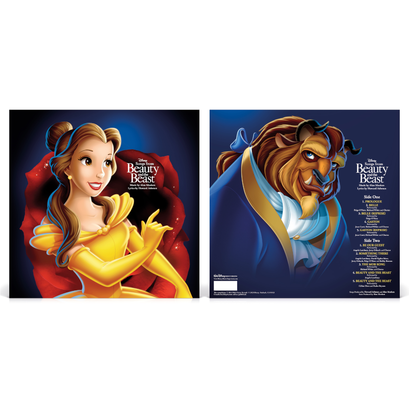 Disney / Various Artists Songs from Beauty and the Beast 1LP (Canary Yellow Coloured Vinyl) 306273