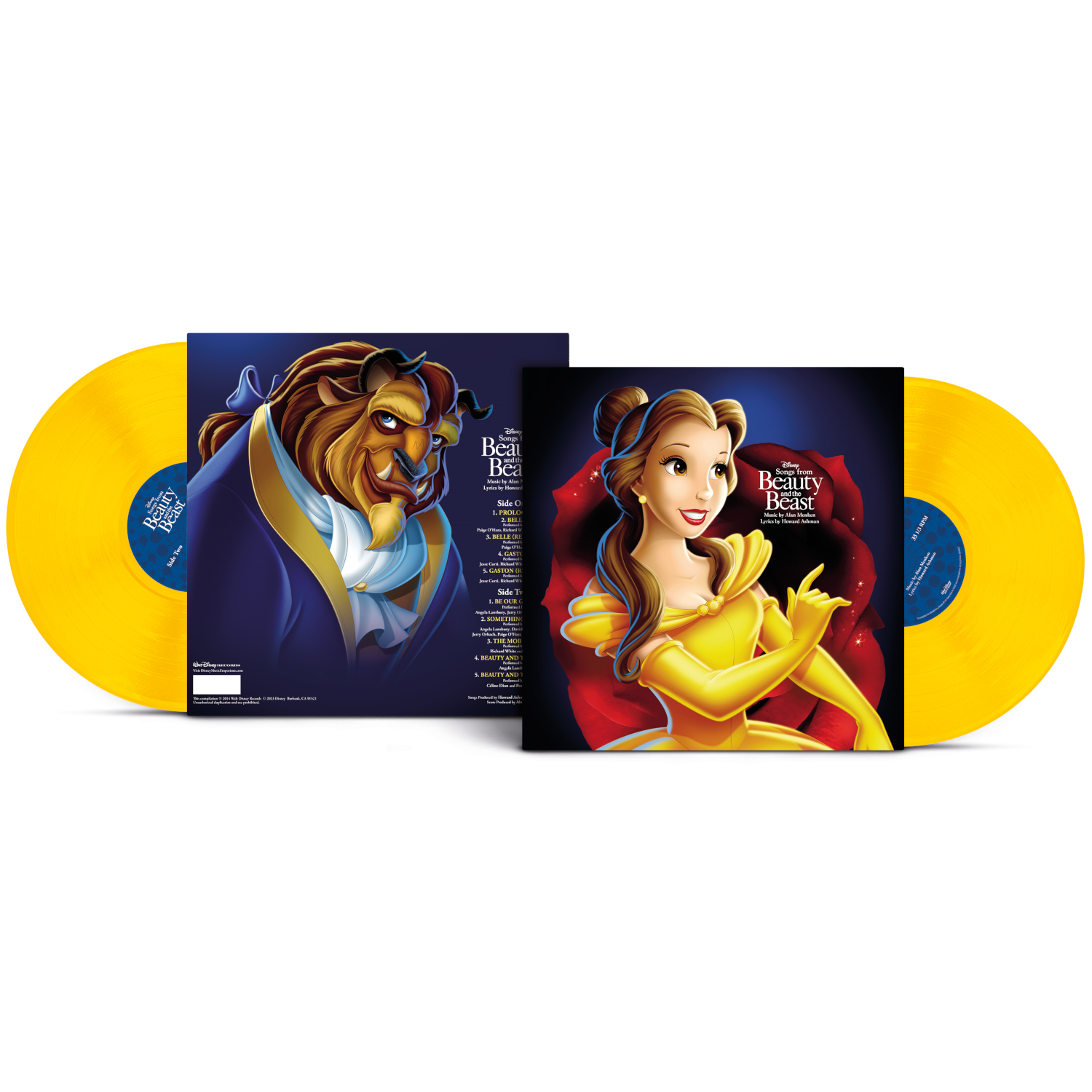 Disney / Various Artists Songs from Beauty and the Beast 1LP (Canary Yellow Coloured Vinyl) 307036