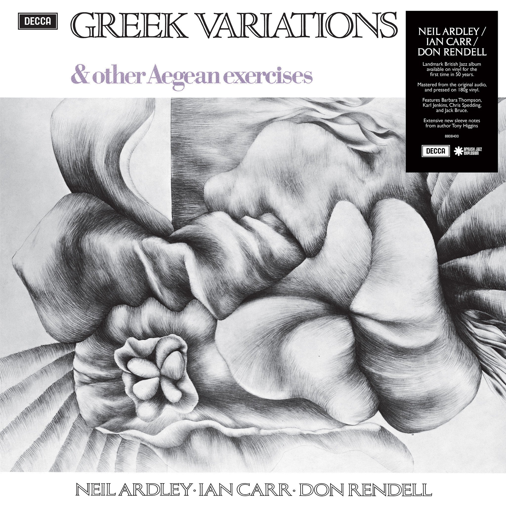 Don Rendell Quintet Greek Variations Vinyl 435383