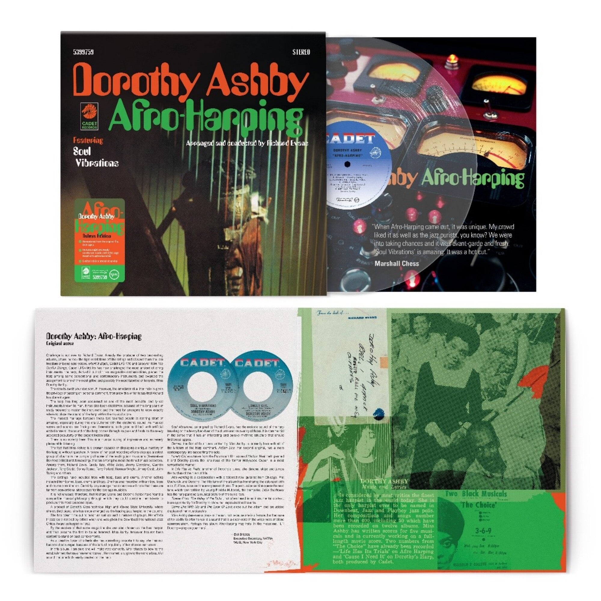 Dorothy Ashby Afro-Harping Deluxe 2LP - Colored Vinyl 391998