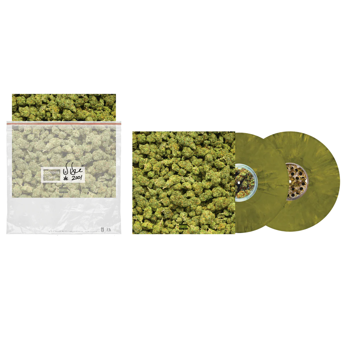 Dr. Dre 2001 (Instrumentals) Limited Translucent Green Marble Vinyl 2LP 457695
