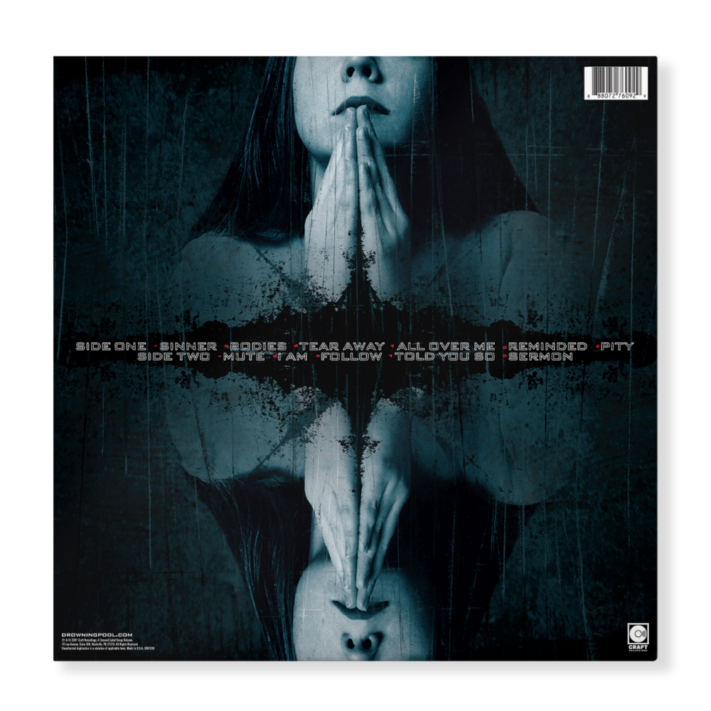 Drowning Pool Sinner (25th Anniversary) Limited Sea Blue Smoke Vinyl LP 441521