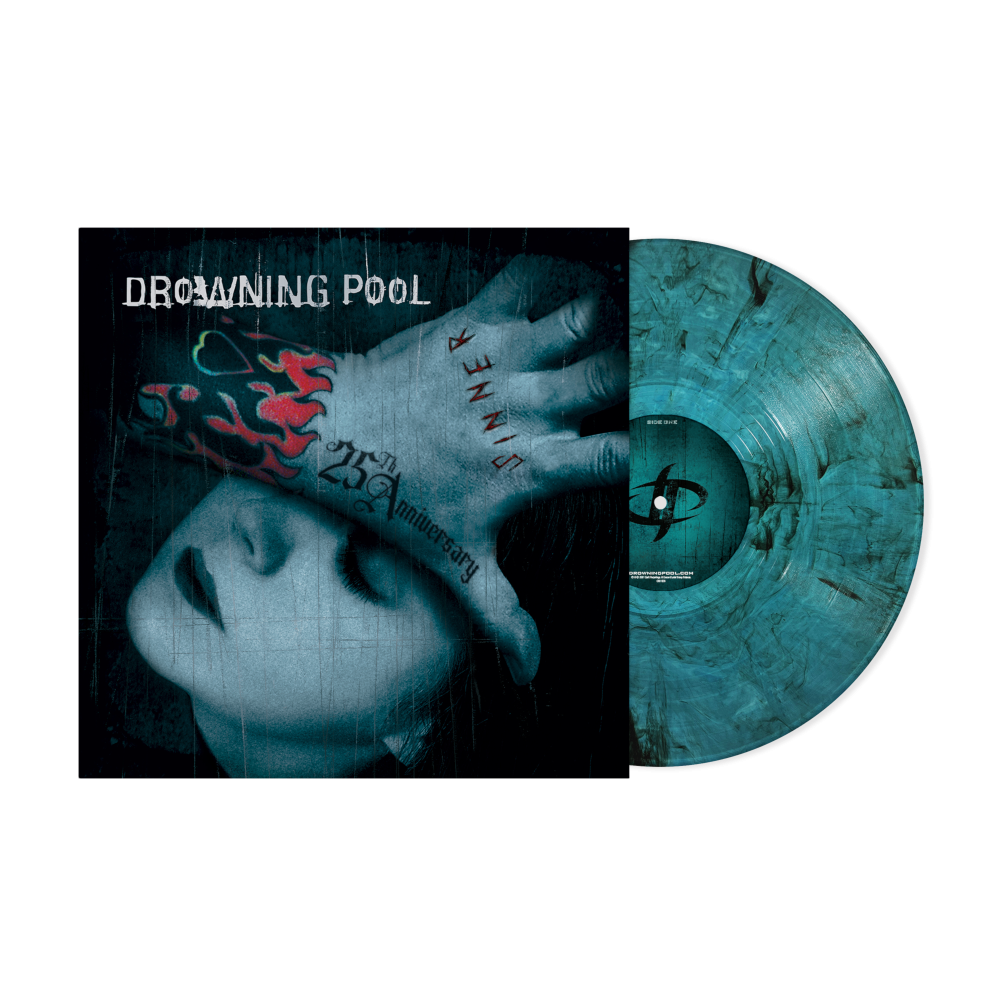 Drowning Pool Sinner (25th Anniversary) Limited Sea Blue Smoke Vinyl LP 441523