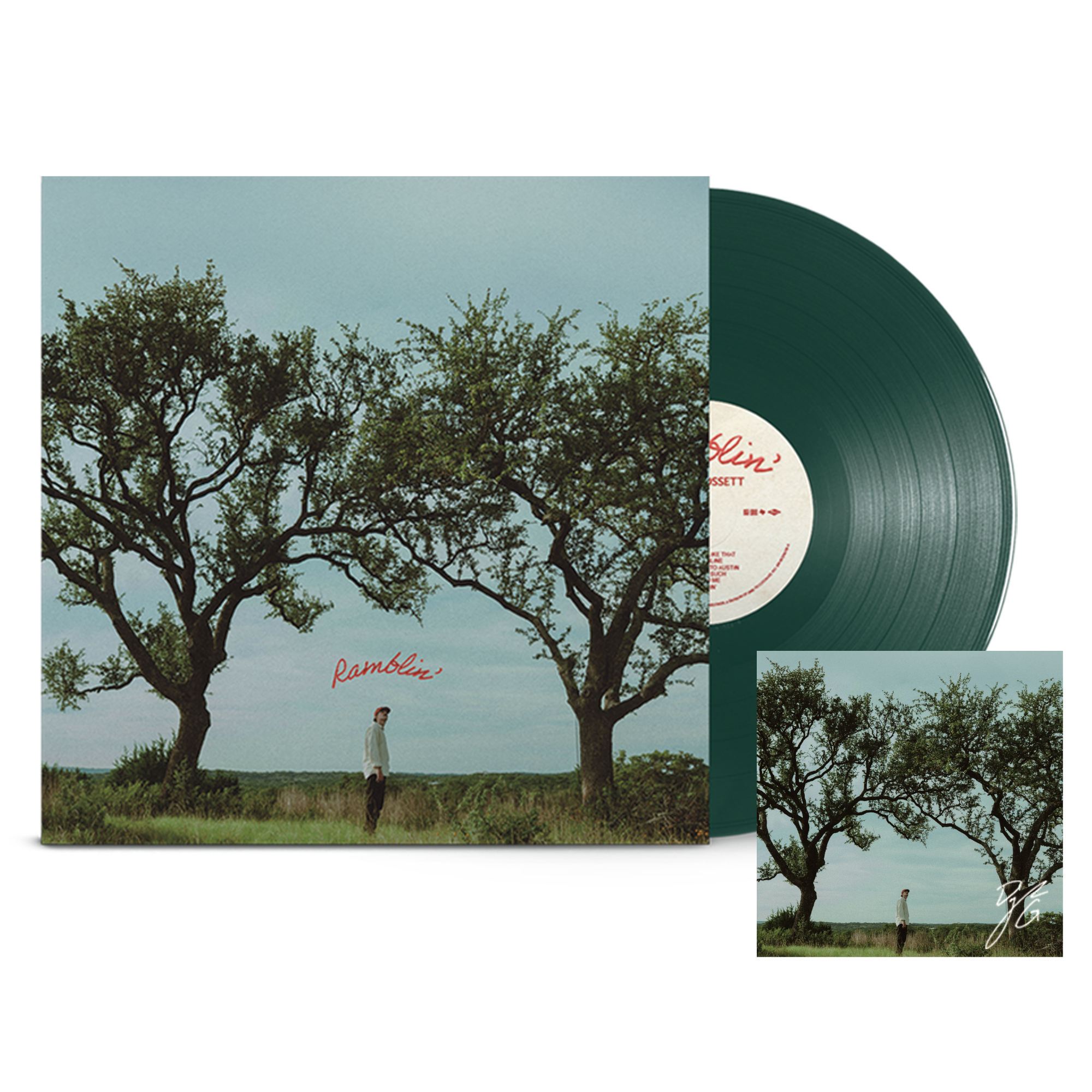 Dylan Gossett Ramblin’ Tree Green Vinyl + signed Art Card 455625