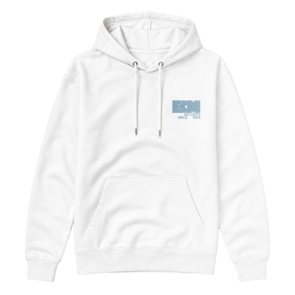 ECM Merch - ECM Logo Hoodie White (Kapuzenpullover)