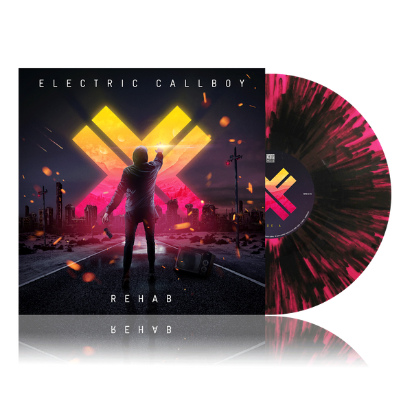Electric Callboy - Rehab (Re-issue 2023) (Ltd. transp. neon pink-black splattered LP)