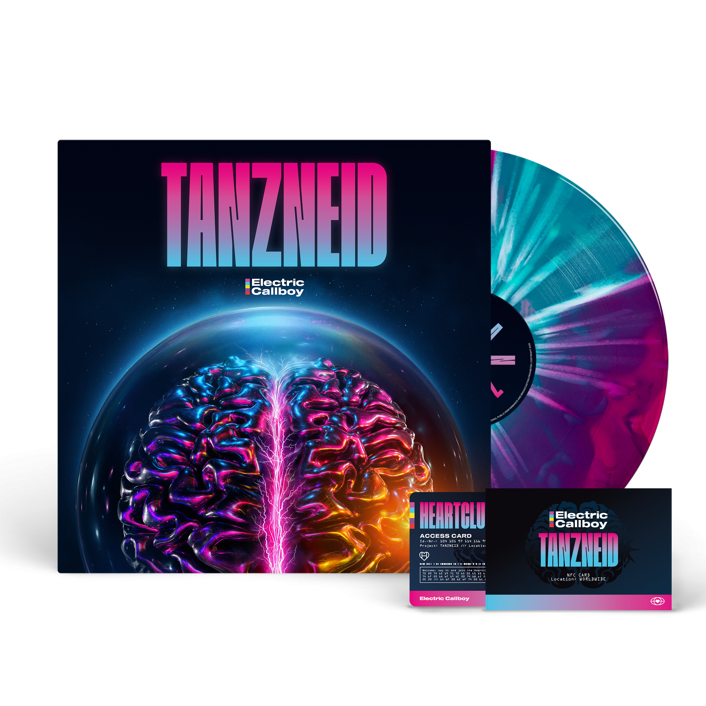 Electric Callboy TANZNEID Ltd. Hypercharged LP & NFC-Fancard 441629