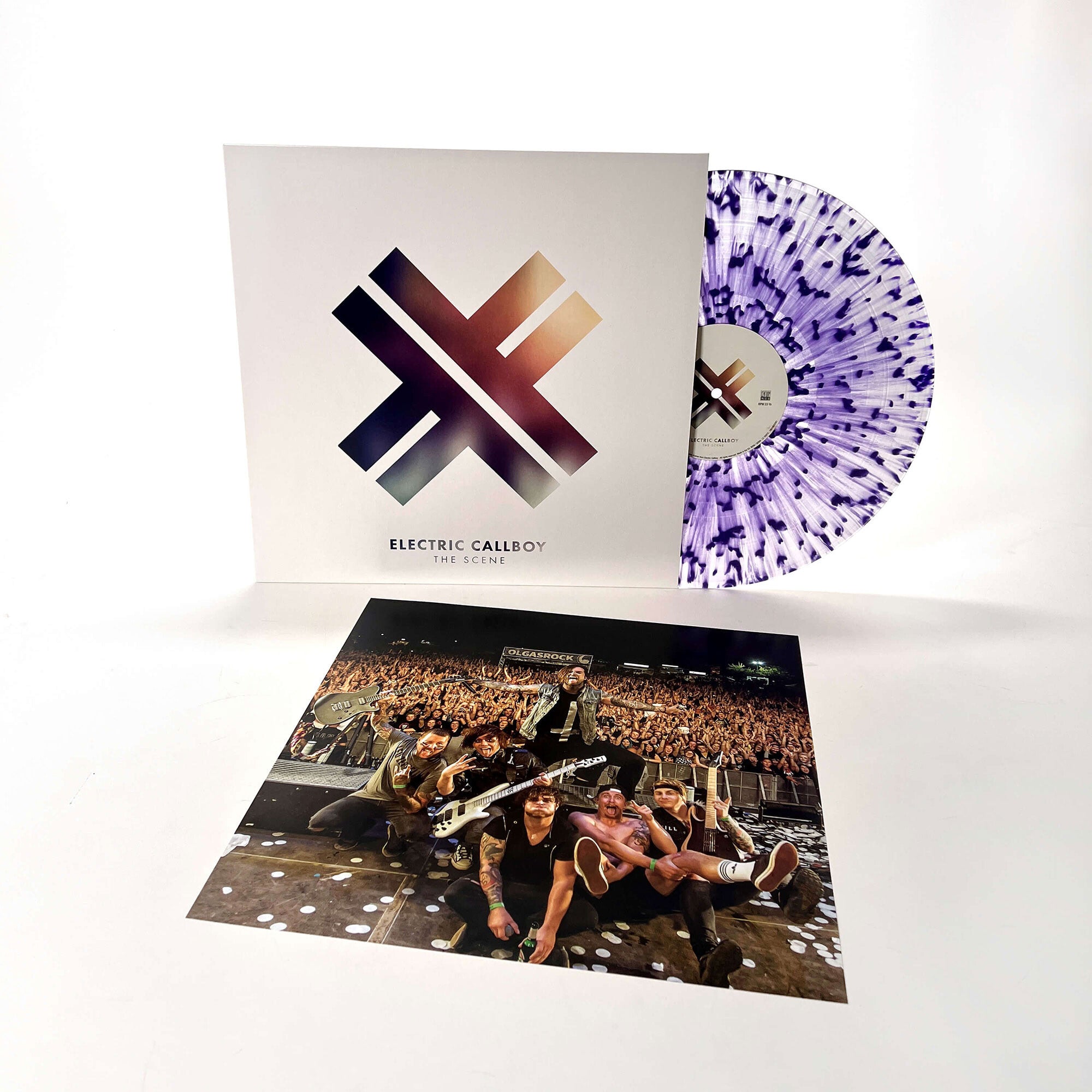 Electric Callboy The Scene (Re-issue 2023) Ltd. clear-purple splattered LP 338321