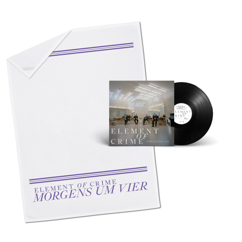 Element Of Crime Morgens um vier 1LP schwarz 180g + Küchentuch 272295