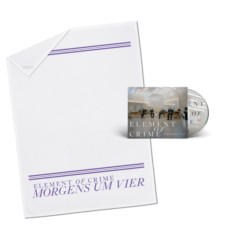 Element Of Crime Morgens um vier CD + Küchentuch 272540