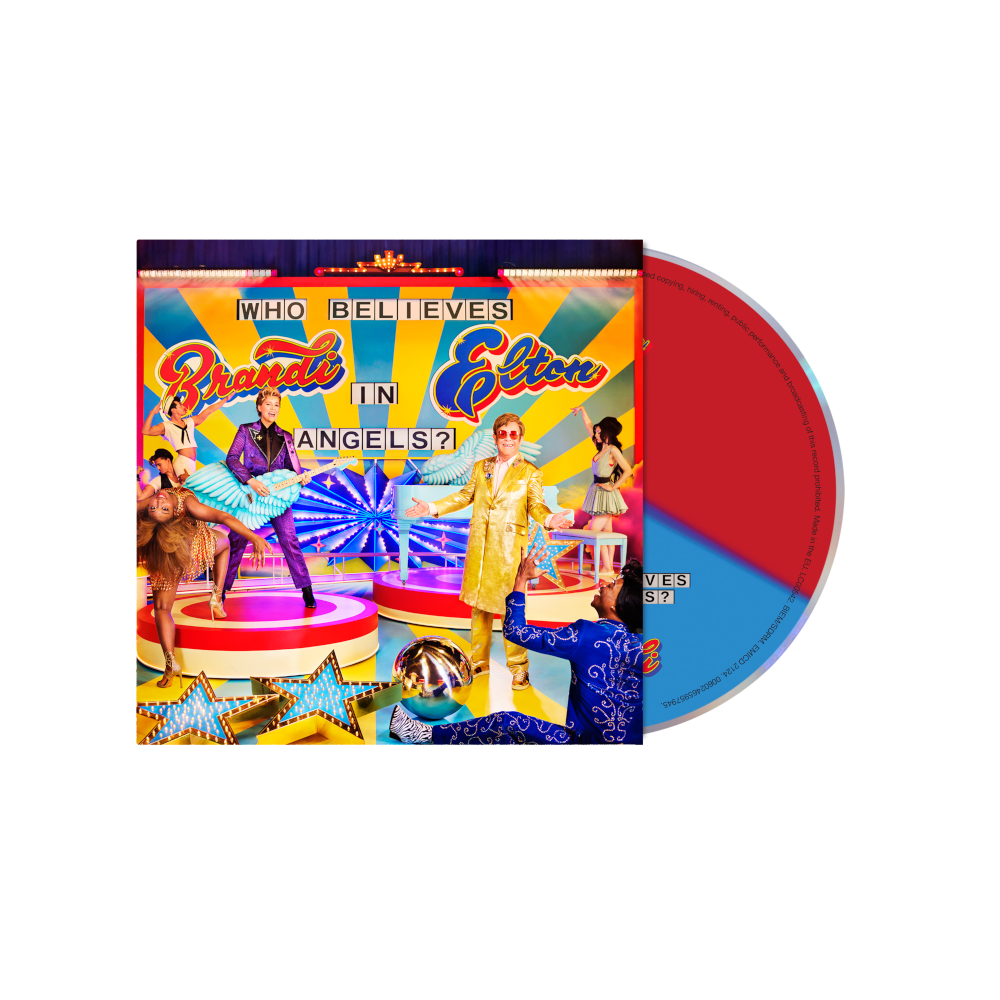 Elton John & Brandi Carlile Limited Edition CD Clamshell Box + Album Cover Black T-Shirt + Litho Print+ Tote Bag Bundle Bundle 396547