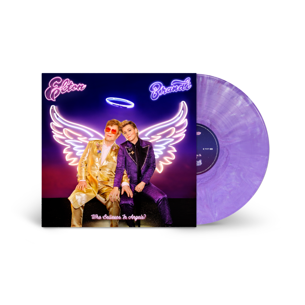 Elton John & Brandi Carlile Store Exclusive Purple Marble Vinyl + Slipmat Bundle Bundle 396526
