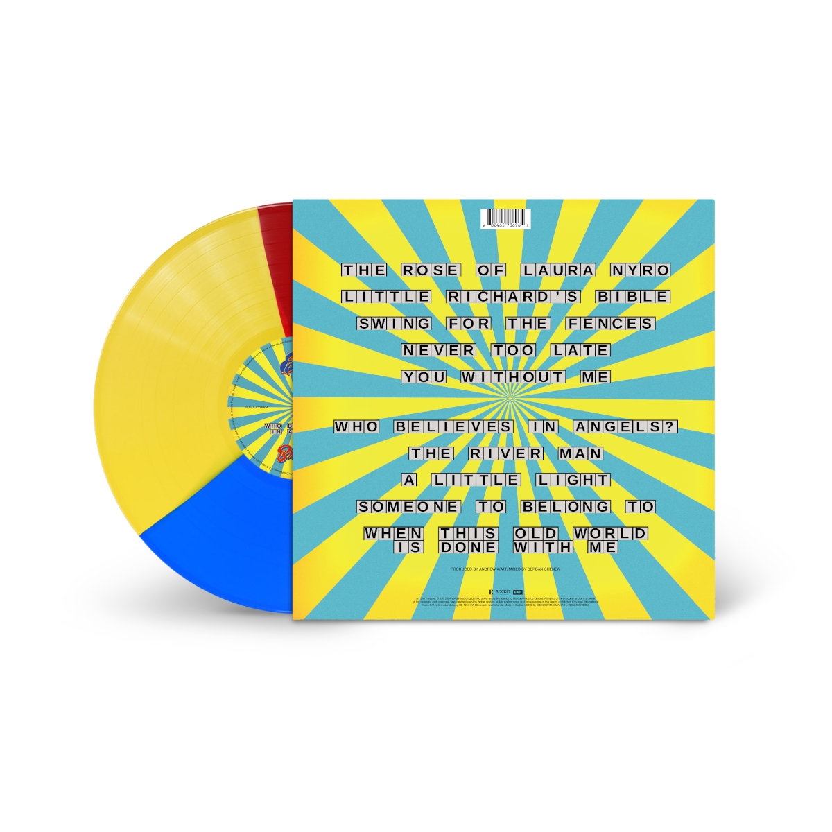 Elton John & Brandi Carlile Who Believes In Angels? Limited Edition Tri-Colour Standard Vinyl Vinyl 396496