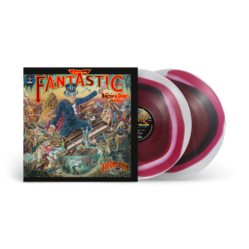 Elton John Captain Fantastic and the Brown Dirt Cowboy (50th Anniversary Edition)  Tri-Color 2LP 420088