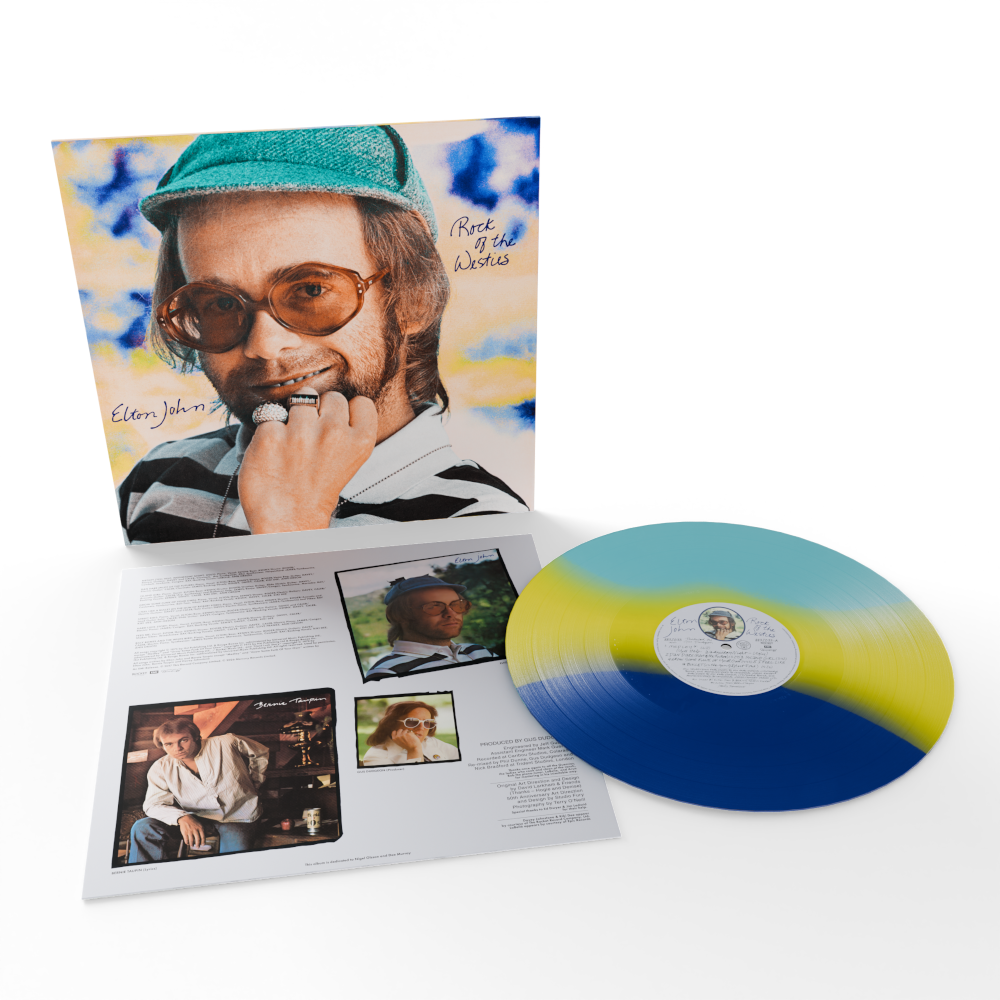 Elton John Rock of the Westies (50th Anniversary Edition) Tri-Colour Vinyl LP 461803