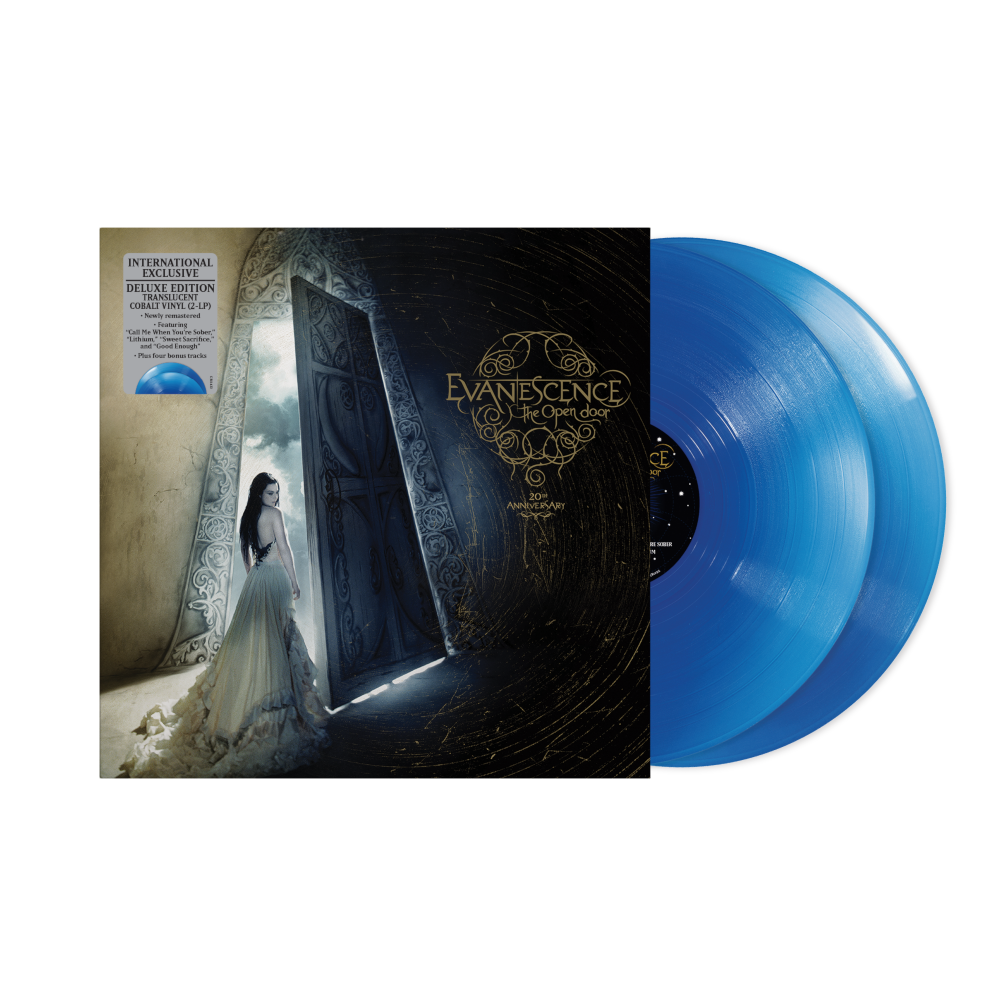 Evanescence The Open Door [Deluxe Edition] Translucent Cobalt Blue Vinyl 2LP 460607