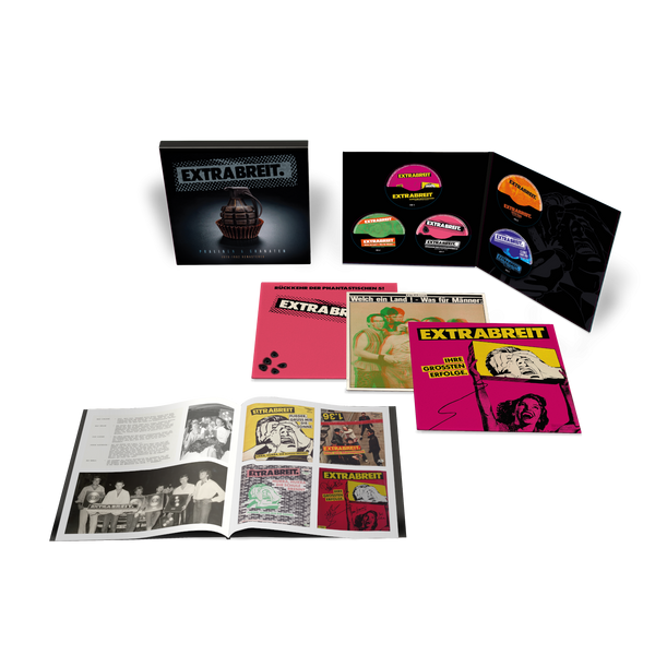 Extrabreit - Pralinen & Granaten (1979-1982 Remastered) (Fanbox mit 3x Coloured LP, 5x CD plus 52-seitiges Booklet)