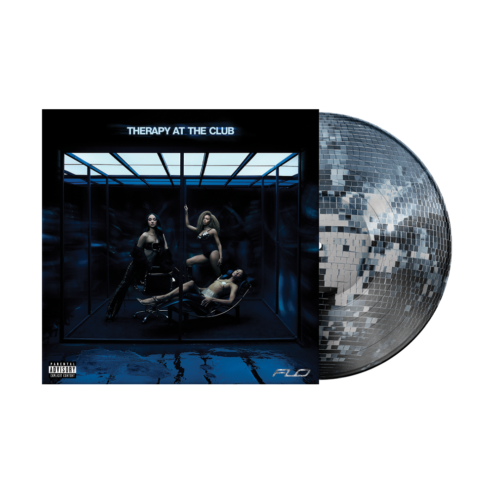 FLO THERAPY AT THE CLUB Disco Ball Picture Disc + Signed Art Card 452981