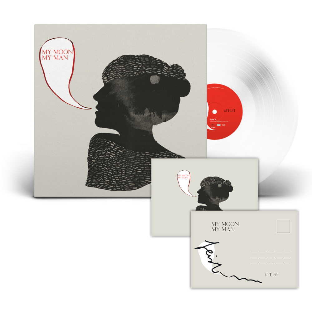 Feist My Moon My Man  7" + Signed Art Card 440877