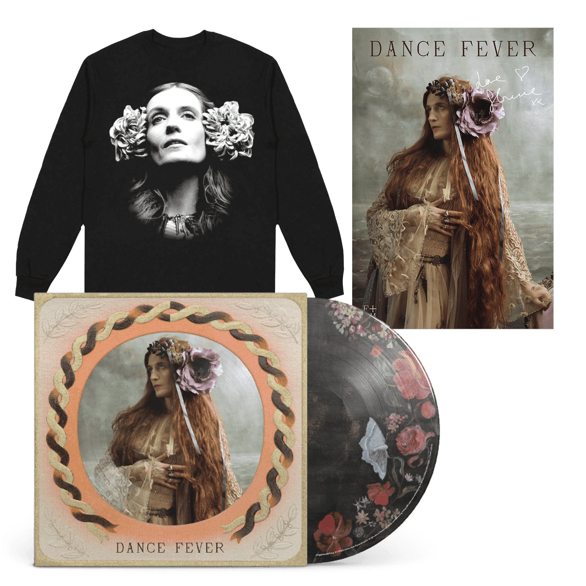 Florence + the Machine Dance Fever Exclusive Picture Disk 2LP + Longsleeve + Signed Poster 39440