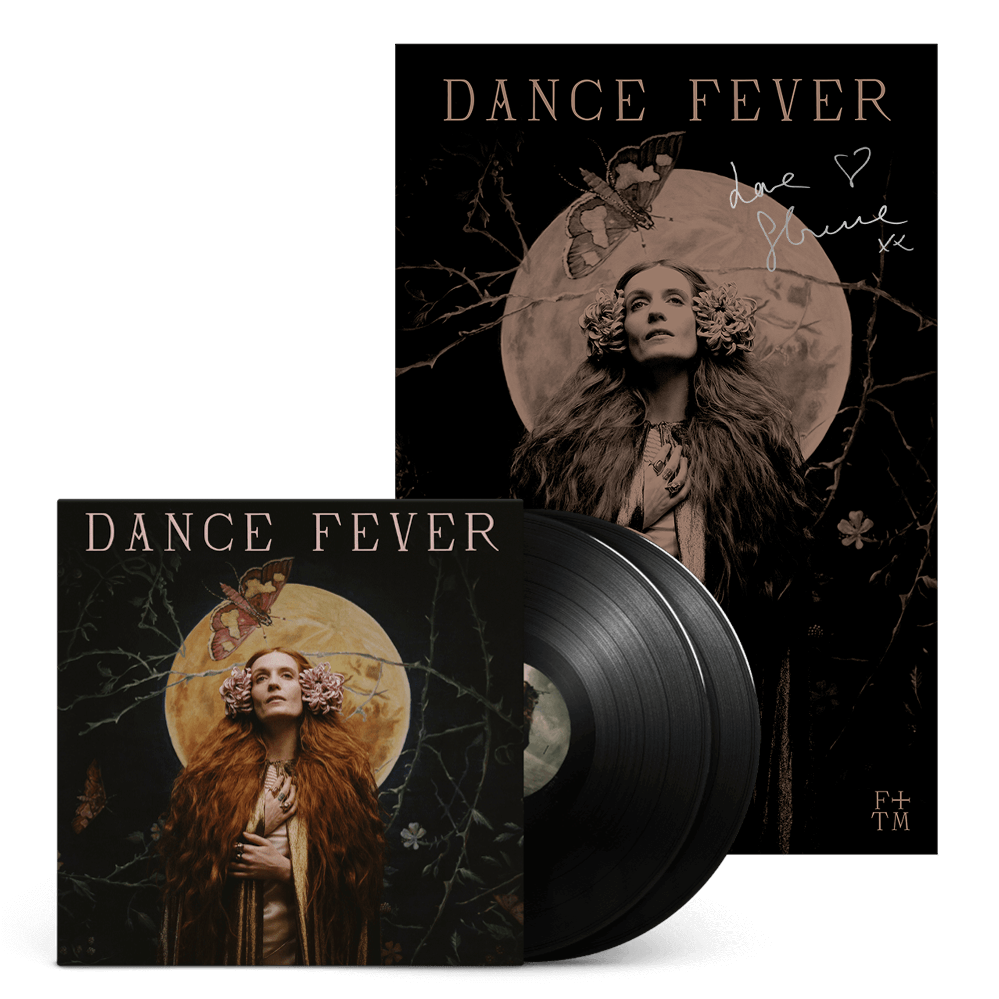 Florence + the Machine Dance Fever Standard LP + Signed Poster 39356
