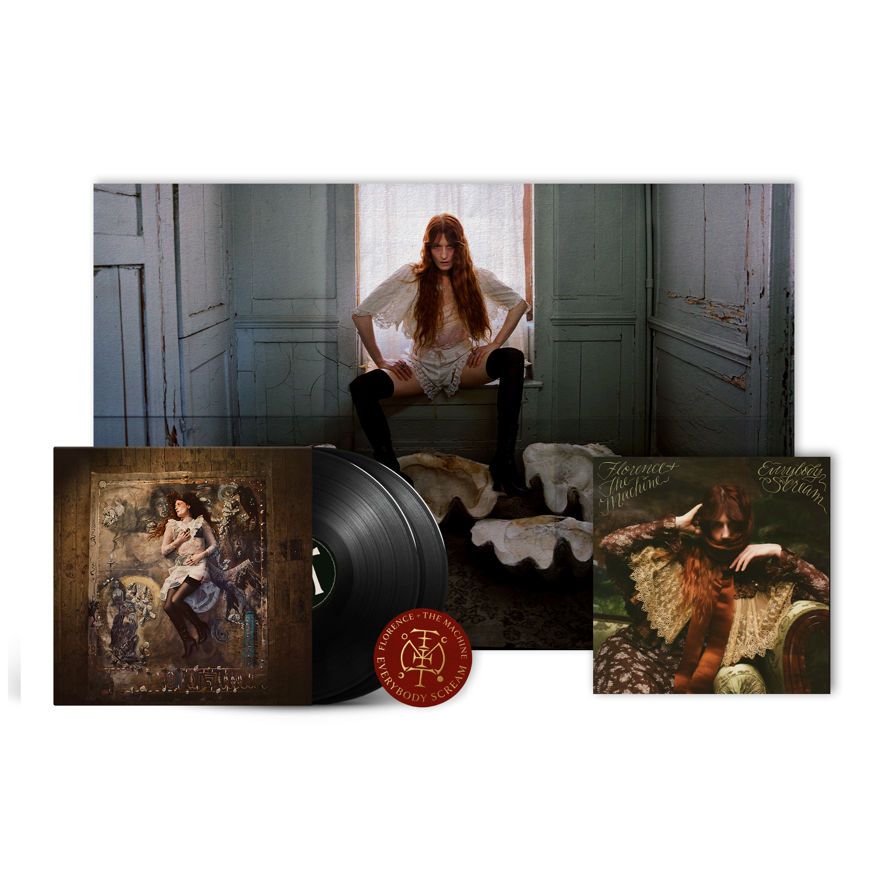 Florence + the Machine Everybody Scream Vinyl: Chamber Edition (Black Vinyl) D2C Deluxe LP 432087