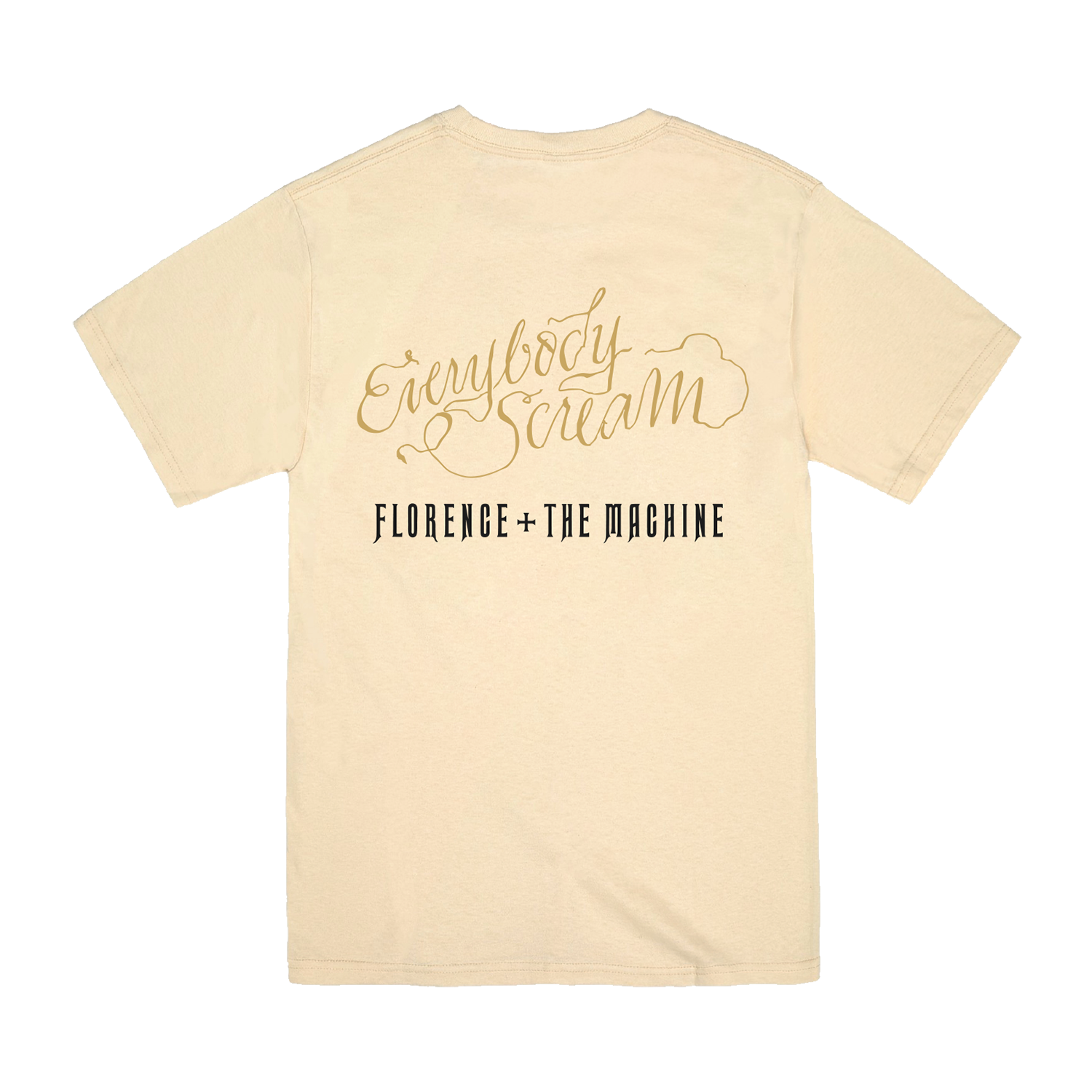 Florence + the Machine Sigil T-Shirt (Ecru/Gold) T-Shirts 421504