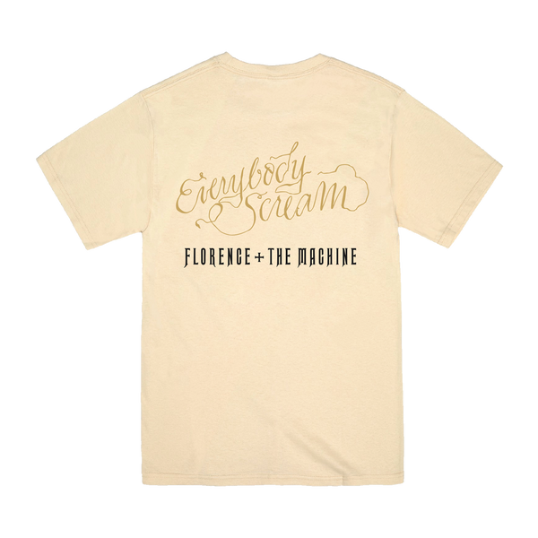 Florence + the Machine - Sigil T-Shirt (Ecru/Gold) (T-Shirts)