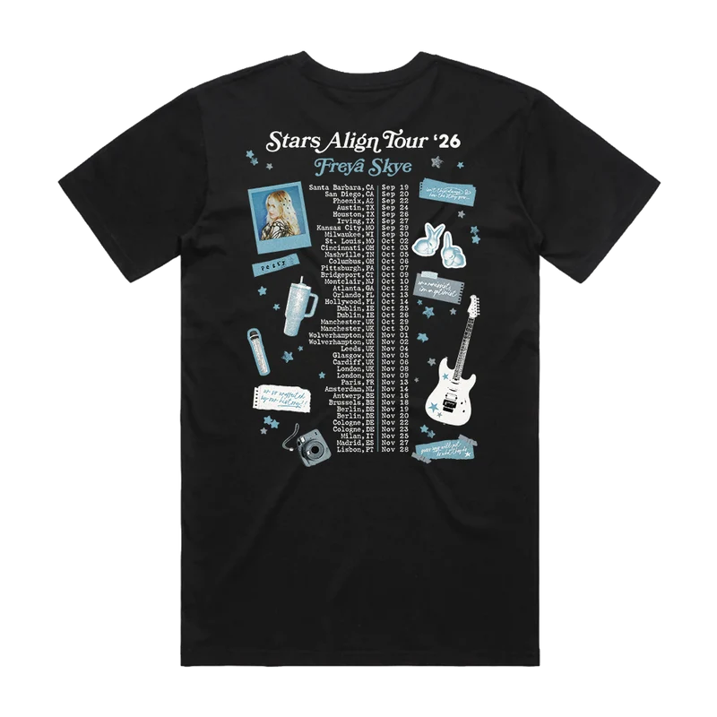 Freya Skye Stars Align Tour Dateback Tee T-Shirt 459657
