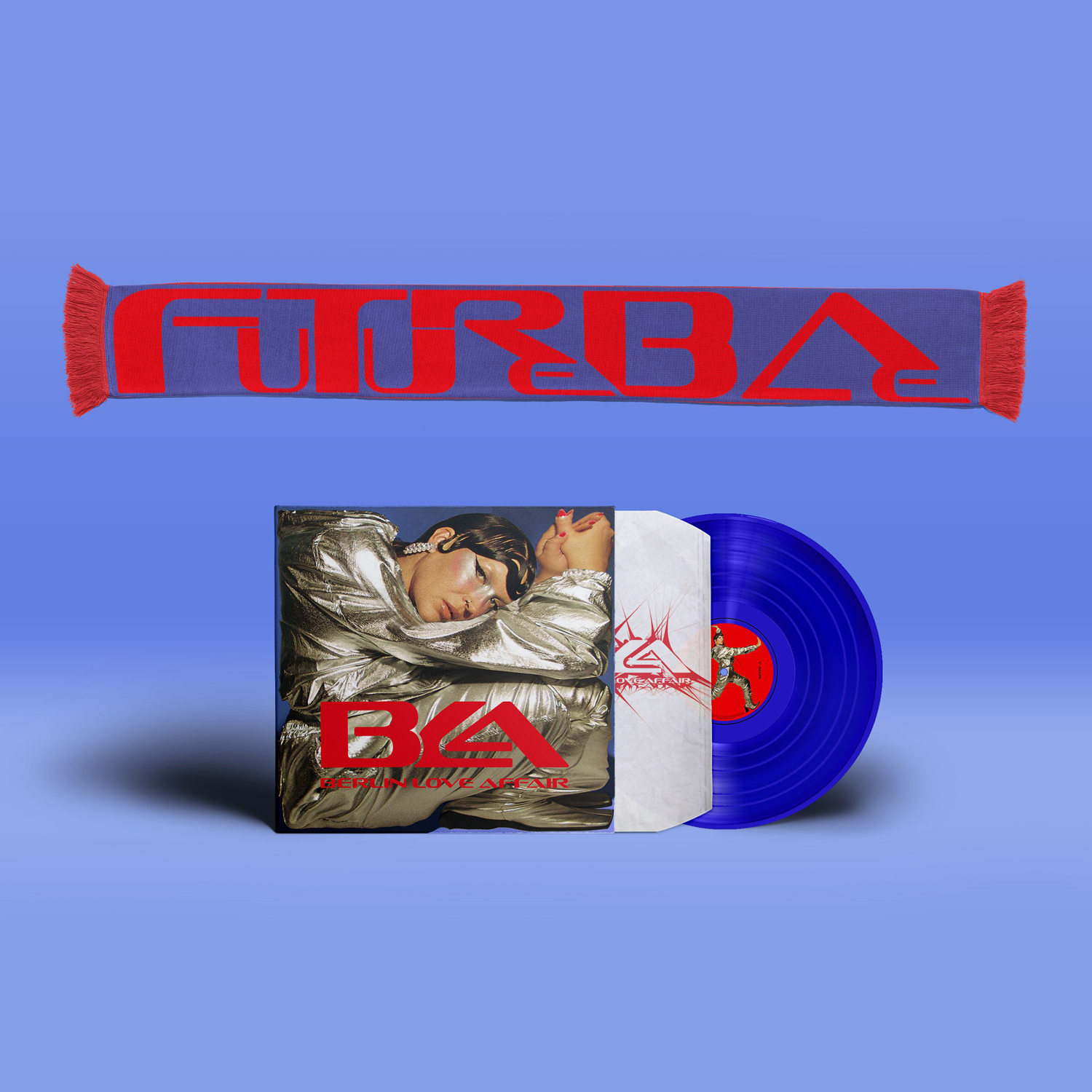 Futurebae BLA (berlin love affair) Ltd. Fanbundle: blau-transparente Vinyl mit Fanschal 317291