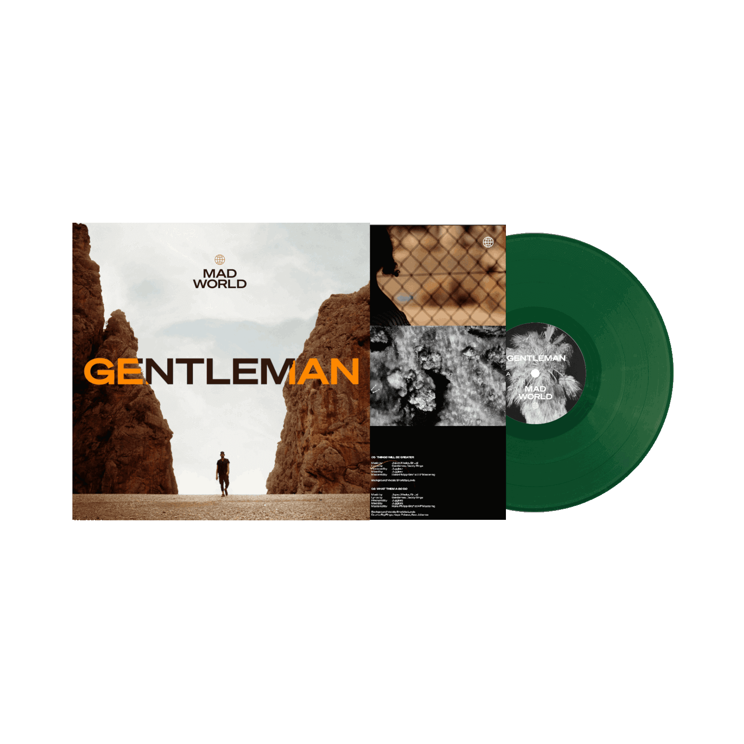 Gentleman MAD WORLD Ltd. LP (grün) + Autogrammkarte 228692