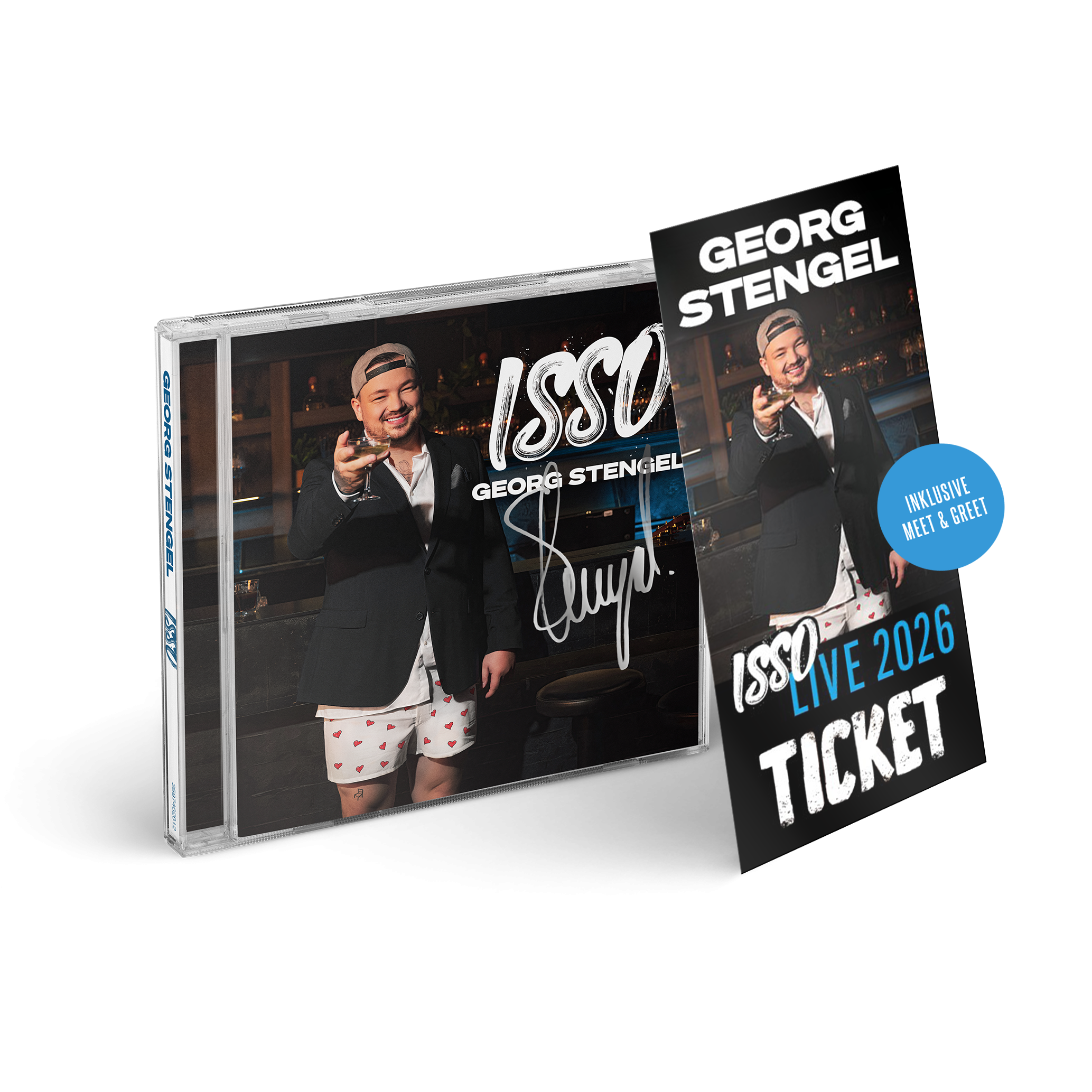 Georg Stengel ISSO Handsignierte CD + Konzertticket 437249