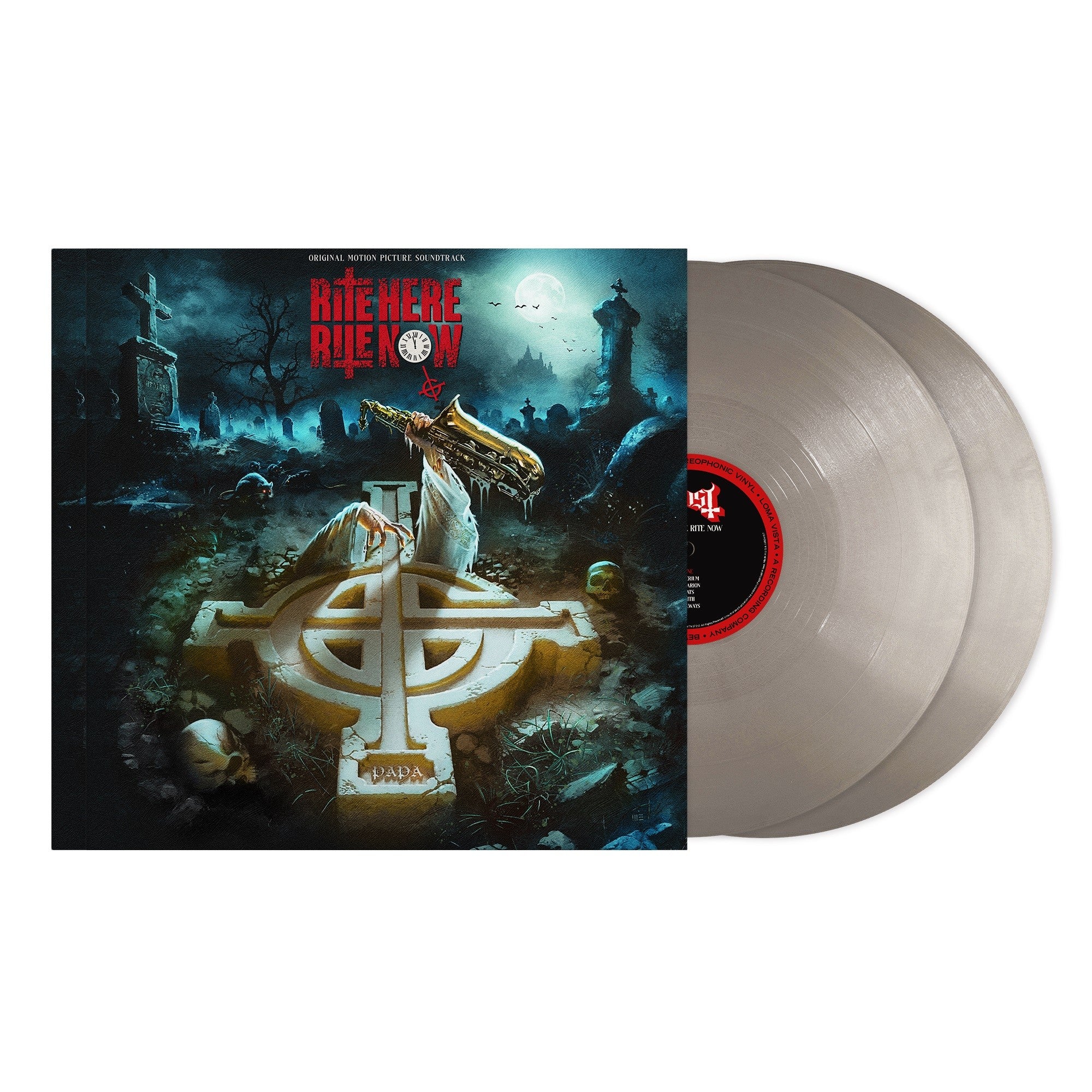 Ghost Rite Here Rite Now  Limited Opaque Silver Vinyl 2LP 437939