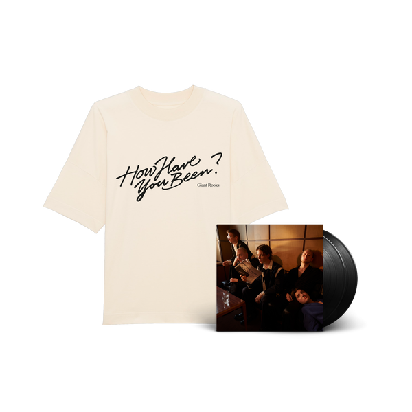 Giant Rooks - How Have You Been? (2LP schwarz + T-Shirt Natural Raw)