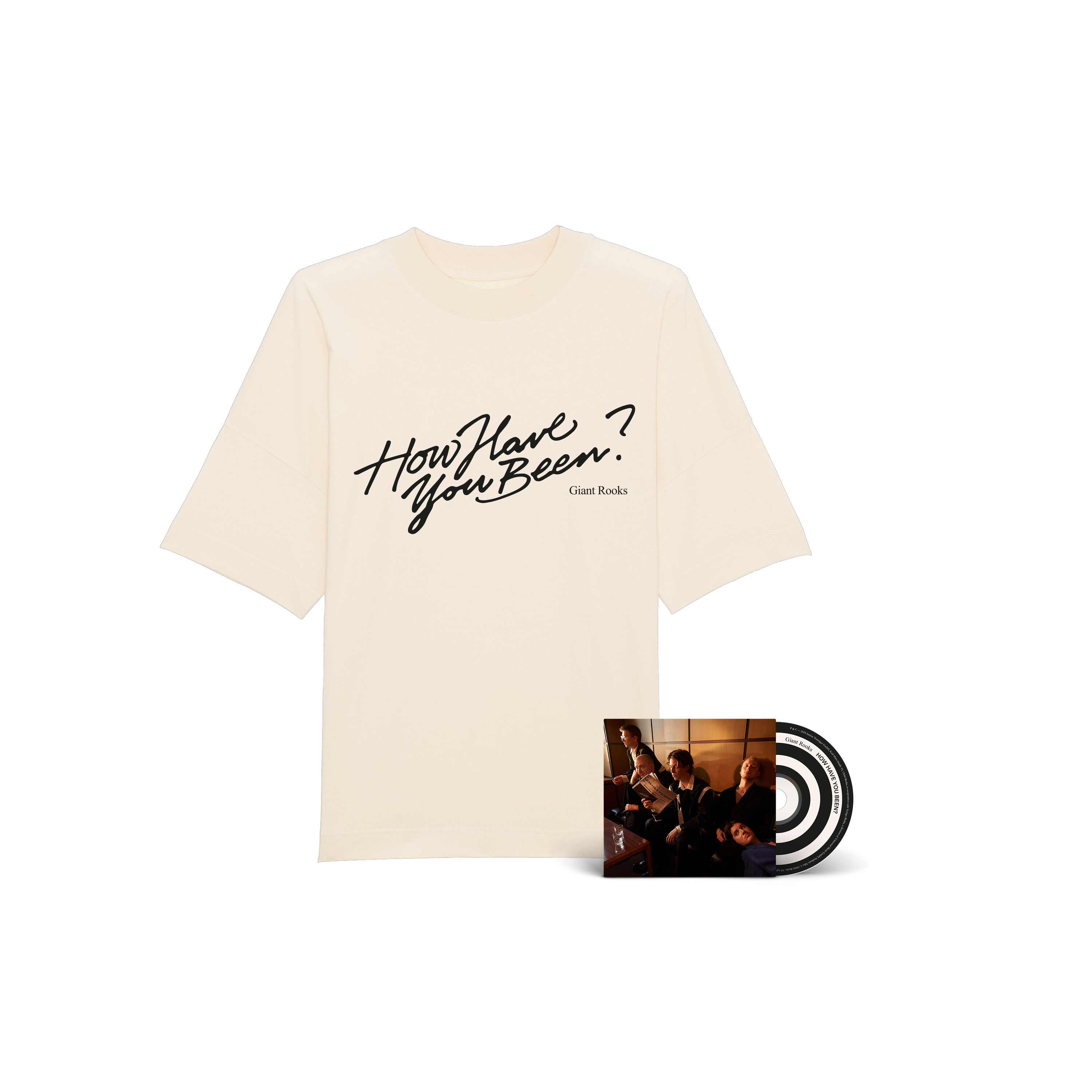 Giant Rooks How Have You Been? CD Digipack + T-Shirt Natural Raw 343308