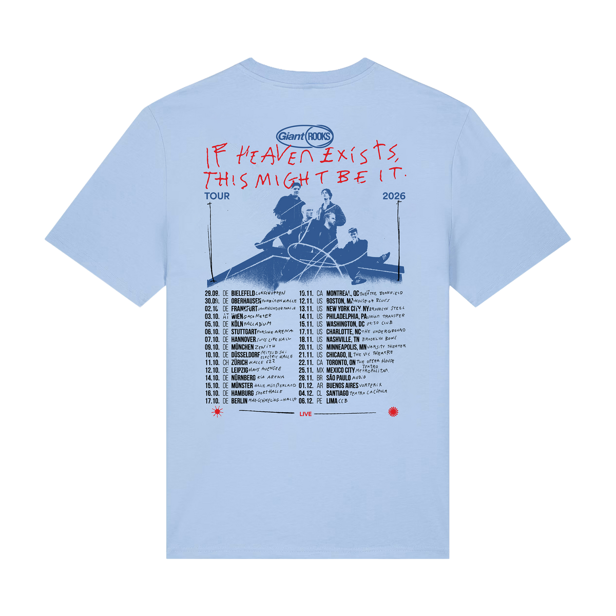 Giant Rooks Tour 2026 T-Shirt 457161