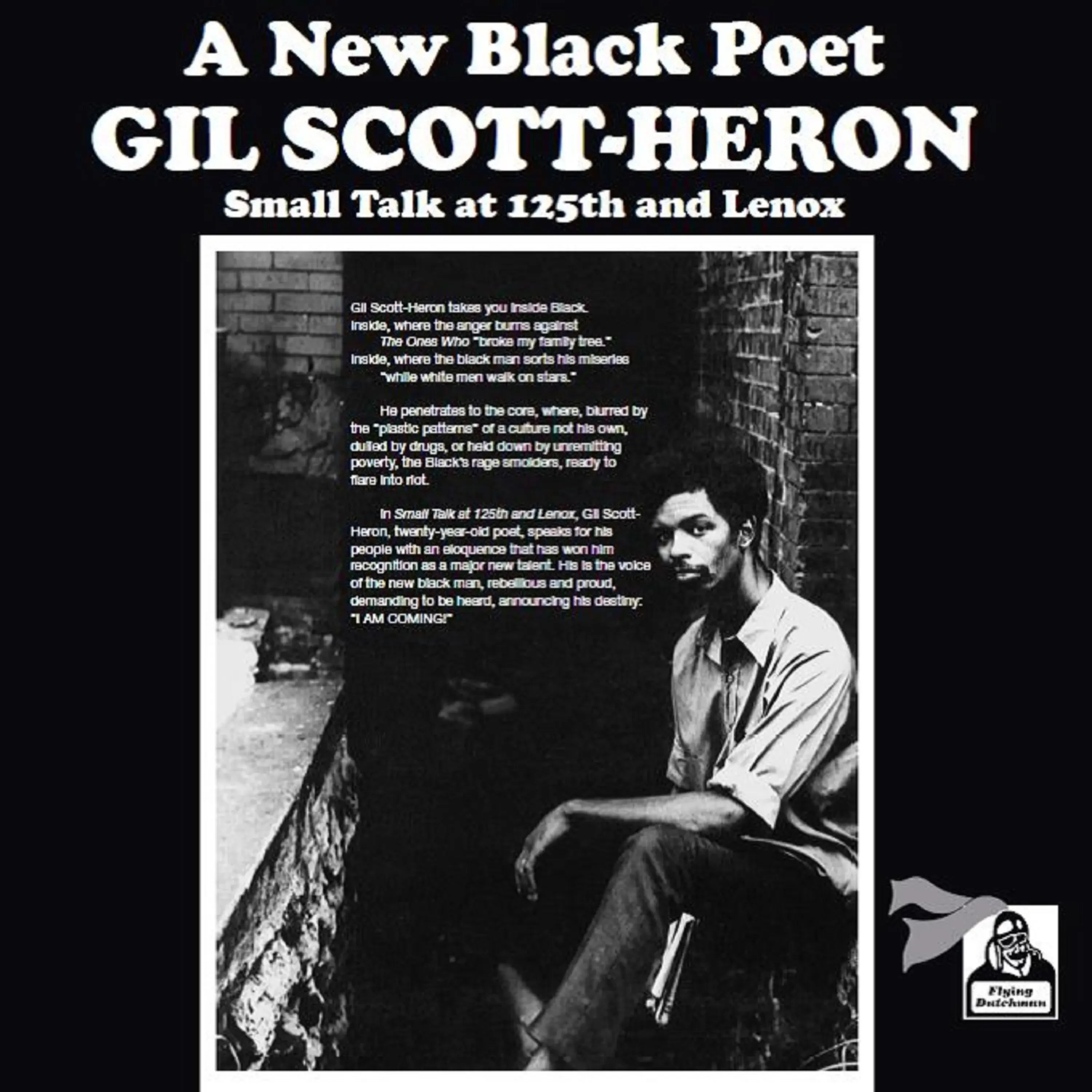 Gil Scott-Heron Small Talk At 125th And Leno Black Vinyl LP - 180g, Gatefold 440981