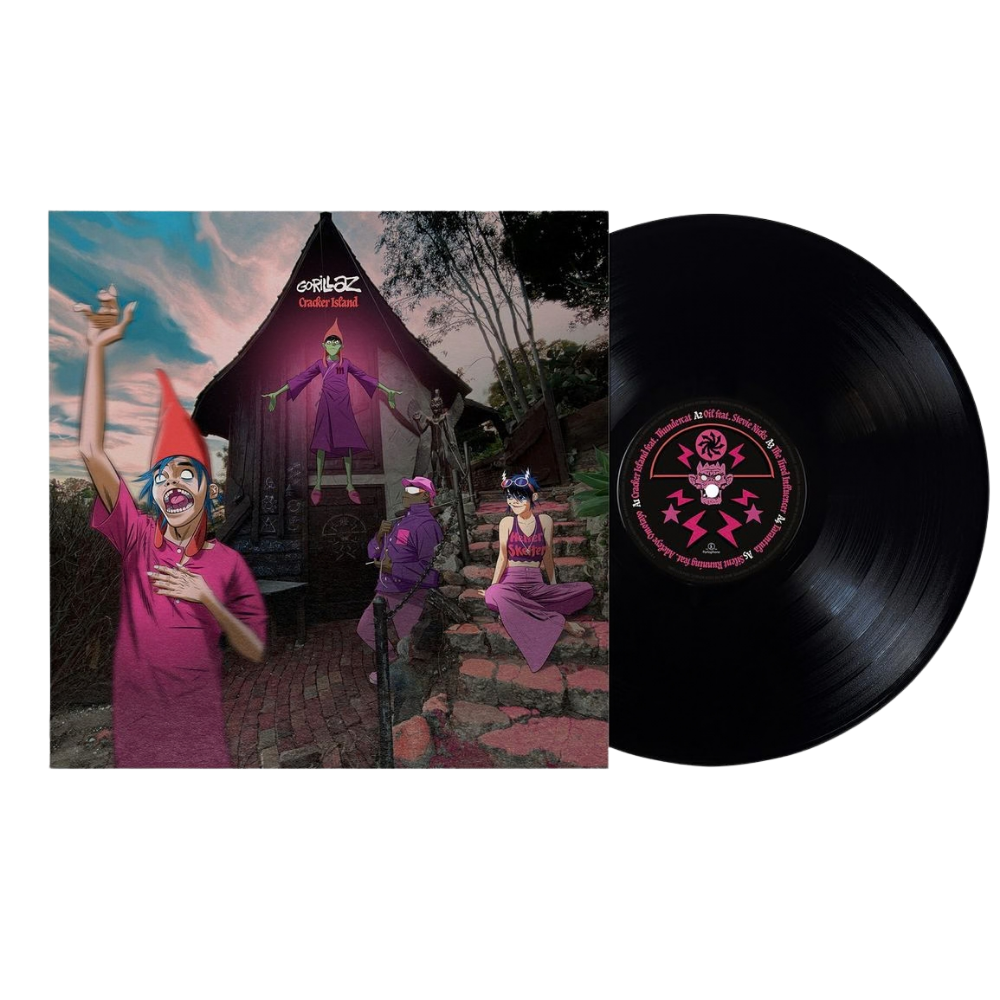 Gorillaz Cracker Island Black Vinyl LP 437529