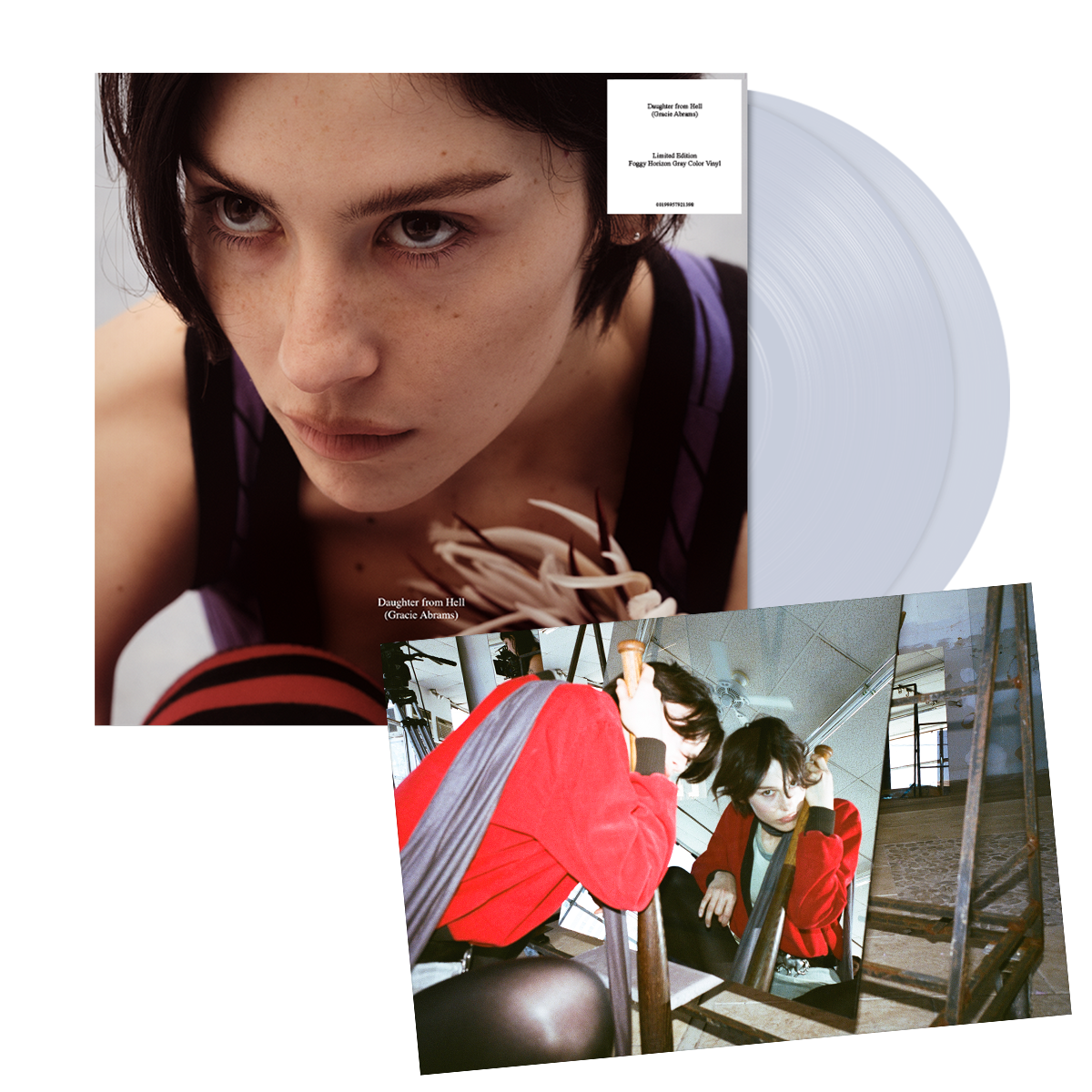 Gracie Abrams Daughter from Hell - Exclusive Foggy Horizon Gray Vinyl + Germany Exclusive & Numbered Poster Posterbundle 453599