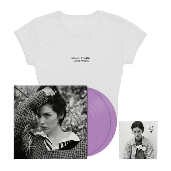 Gracie Abrams - Daughter from Hell - Lavender Vinyl (GA Exclusive) + Signed Art Card + Women's Baby T-Shirt (Vinyl)