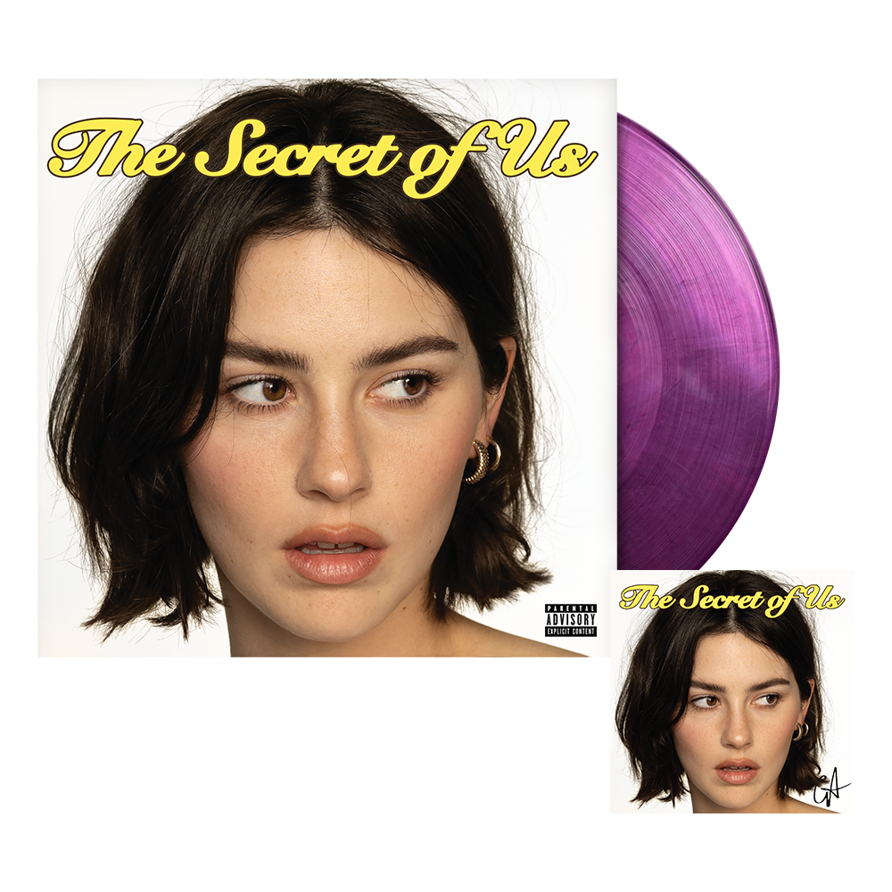 Gracie Abrams The Secret of Us Exclusive Purple Vinyl + Signed Art Card 358131
